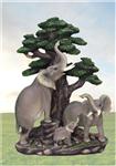 ELD32367 Tree of Life Elephant Family